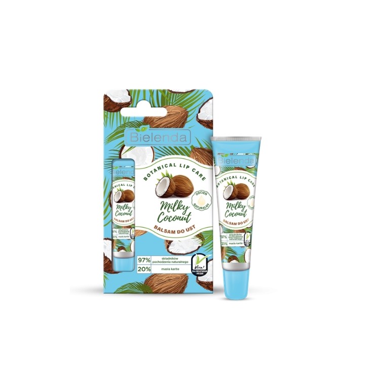 Бальзам для губ Bielenda BOTANICAL LIP CARE Milky Coconut 10 г