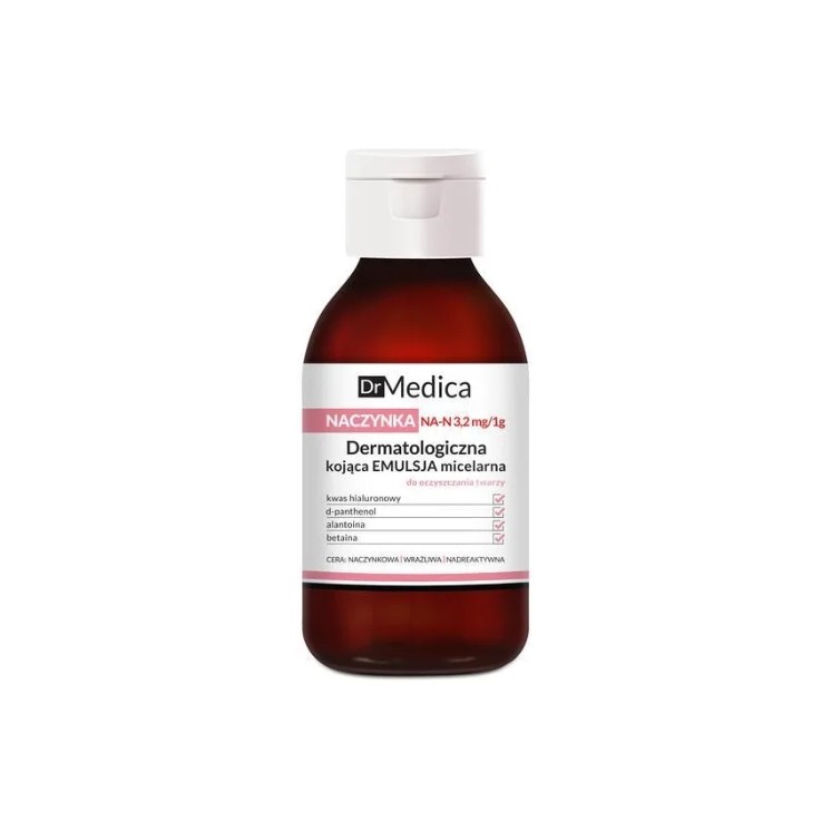 Bielenda Dr Medica Naczynka Dermatologiczna kojąca Emulsja micelarna do czyszczenia twarzy 250 g