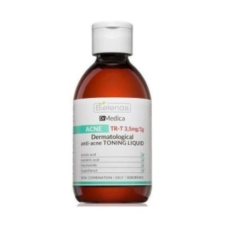 Bielenda Dr Medica Acne Dermatological Toning Fluid for Face, Neckline, and Back 250 ml