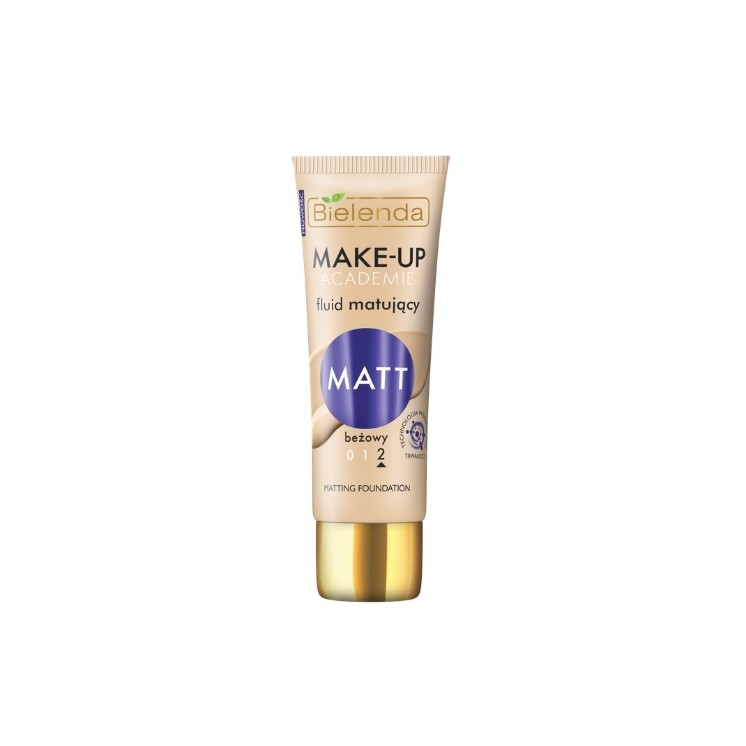 Bielenda MAKE-UP ACADEMIE Матуючий флюїд MATT - бежевий відтінок 30 г