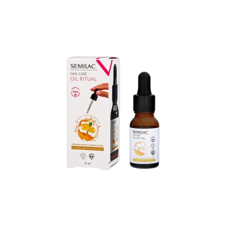 Зволожувальна олія для нігтів Semilac Nail Care Oil Ritual 11 мл