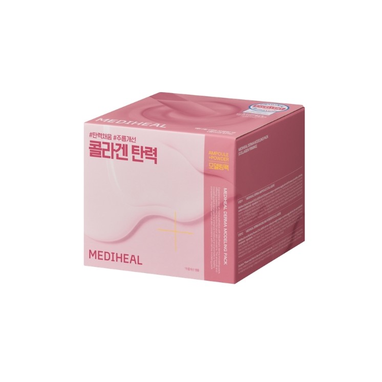 Набір для догляду за обличчям Mediheal Derma Modeling Collagen Firming: ампула для обличчя + маска-відшаровувач