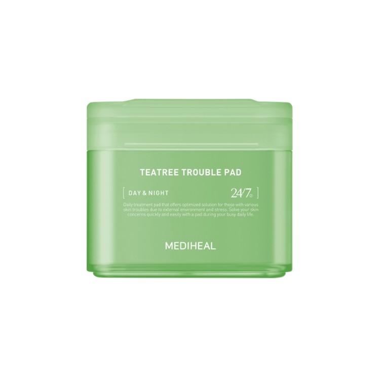 Тонізуючі диски для обличчя Mediheal Teatree Trouble 100 шт.