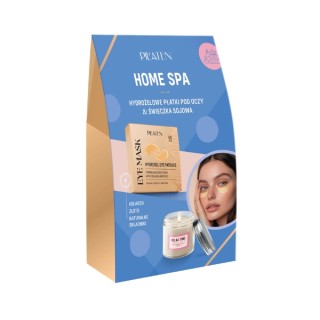 hydro патчі для очей Pilaten Home Spa 60 шт. + Mini соєва свічка