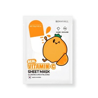 BonnyHill Real Vitamin C Brightening Face Sheet Mask 1 pc.