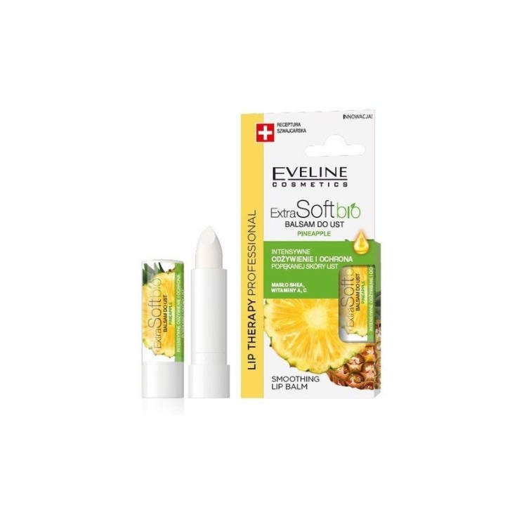 Бальзам для губ Eveline Lip Therapy Professional Extra Soft Bio Ananas 4 г