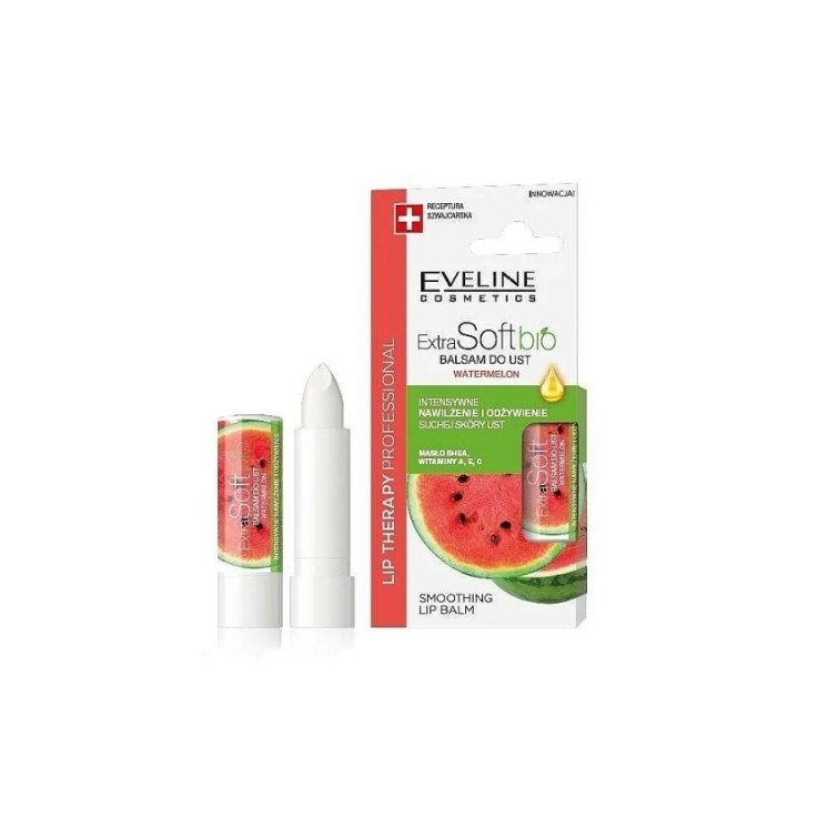 Eveline Lip Therapy Professional Balsam ochrony do ust Extra Soft Bio Arbuz 4 g