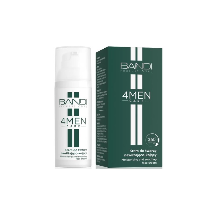 Bandi 4Men Care Nawilżająco - Kojący Krem do twarzy dla mężczyzn 50 ml