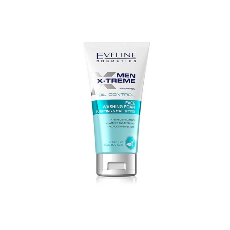 Eveline Men X-Treme Innovation ! Пінка для вмивання обличчя для контролю жирності шкіри 150 мл