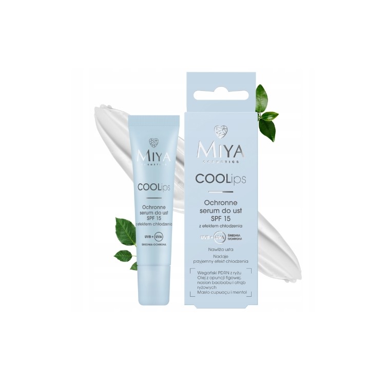 Захисна сироватка для губ Miya Cosmetics COOLips SPF15 з охолоджувальним ефектом 10 г