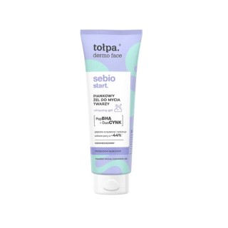 Пінистий гель для вмивання обличчя Tołpa Dermo Face Sebio Start 100 мл