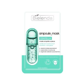 Ампульна маска Bielenda , що зменшує почервоніння, ампула з центеллою, 1 шт.