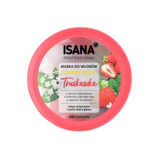 Маска для волосся з бузиною та полуницею Isana Professional 275 мл