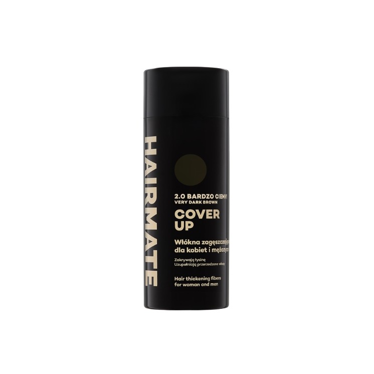 Hairmate Cover Up Cellulose Fibers для потовщення волосся /2/ Дуже темно-коричневий 22 г