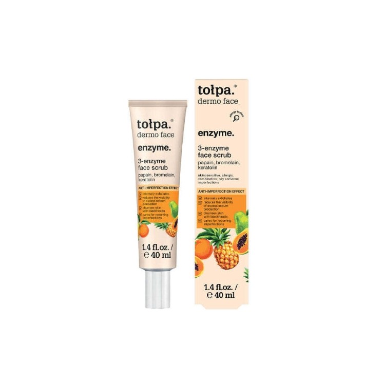 Tołpa Dermo Face Enzyme. Peeling для обличчя з 3 ферментами 40 мл