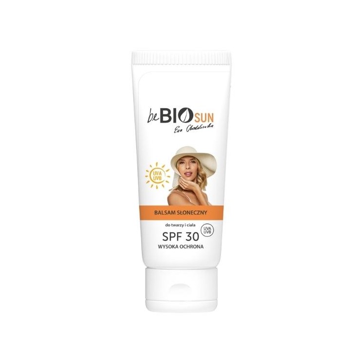 beBIO Sun Ewa Chodakowska naturalny Balsam słoneczny do twarzy i ciała SPF30 150 ml