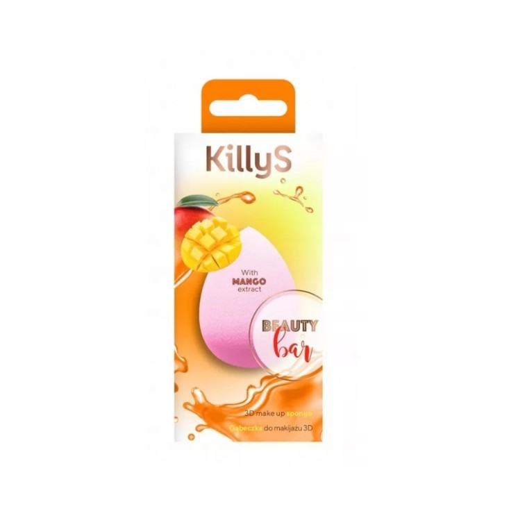 Спонж для макіяжу KillyS 3D з екстрактом Mango , 1 шт.