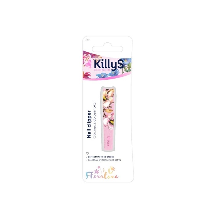 Кусачки для нігтів KillyS Floralove з квітковим принтом 1 шт.
