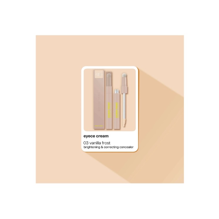 Освітлювальний та коригувальний консилер для очей Poppy Head Cream 03/ Vanilla Frost 3.7 г