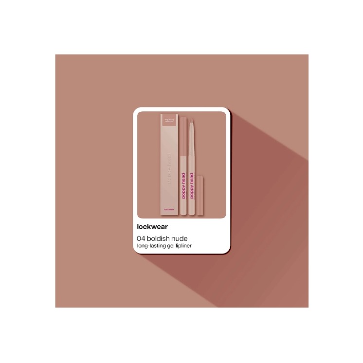 Poppy Head Lockwear Long-Lasting Gel Lip Liner /04/ Boldish Mood 0.6 g