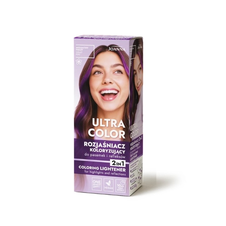 Joanna Ultra Color Rozjaśniacz koloryzujący Aksamitny fiolet