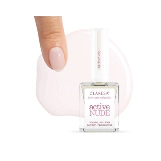 Лак для нігтів Claresa Active Nude Classic Glossy Kiss 9.5 5 ml