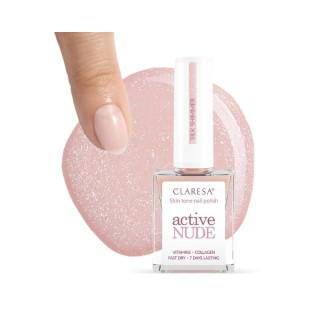 Лак для нігтів Claresa Active Nude Classic з шовковим блиском 9,5 5 ml