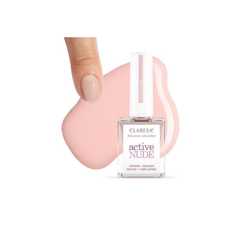 Лак для нігтів Claresa Active Nude Classic, колір Nude Muse 5 ml