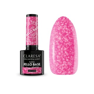 Основа для нігтів Claresa Bubble Jello Base Strawberry Nail Base 5