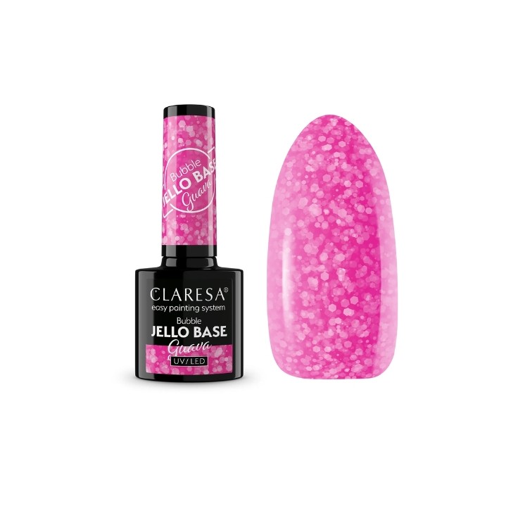 База для нігтів Claresa Bubble Jello Base Guava Nail Base 5