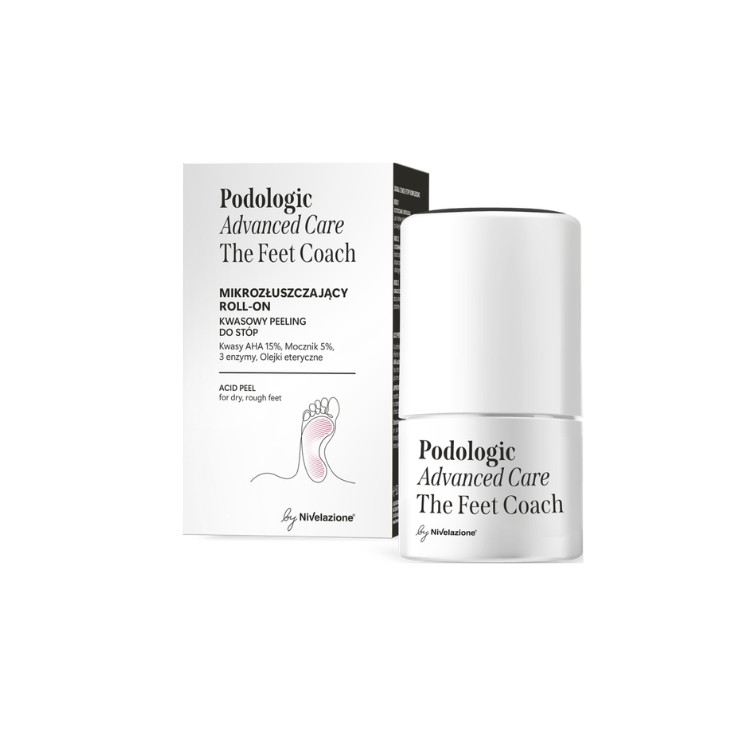 Podologic Advanced Care mikrozłuszczający, kwasowy Peeling do stóp Roll-On 50 ml