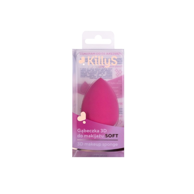 Soft губка для макіяжу KillyS 3D, 1 шт.