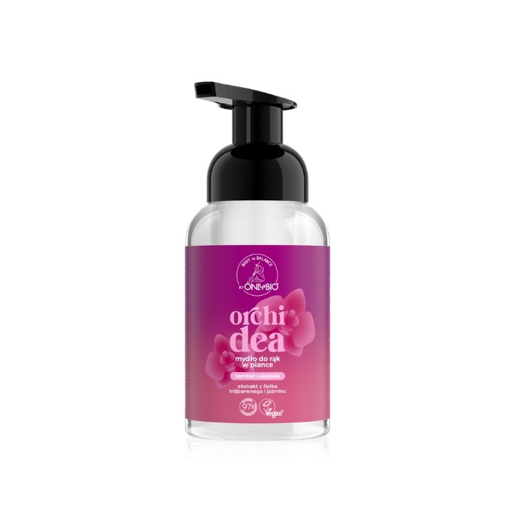 ONLYBIO Body in Balance Mydło do rąk w piance Orchidea 250 ml