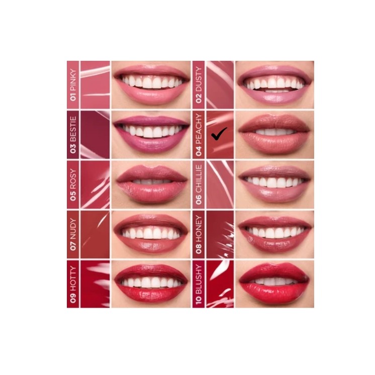 Стійка рідка помада Eveline VinyLove з глянцевим ефектом /04/ Peachy 4 мл