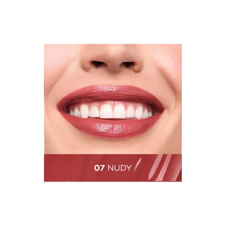 Eveline VinyLove Long-Lasting Liquid Lipstick with Gloss Effect /07/ Nudy 4 ml