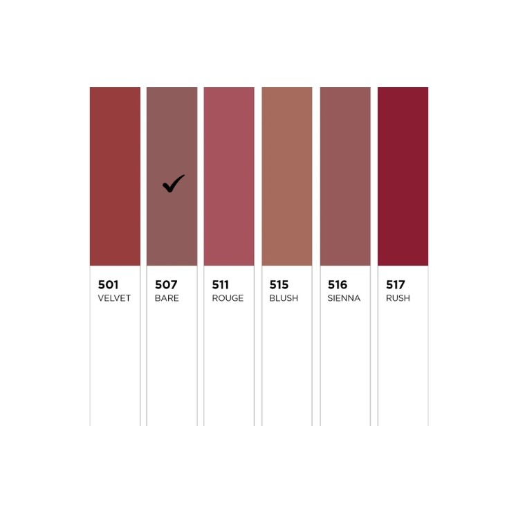 Eveline Celebrity Lips Creamy Satin Finish Lipstick /507/ Bare 1 pc