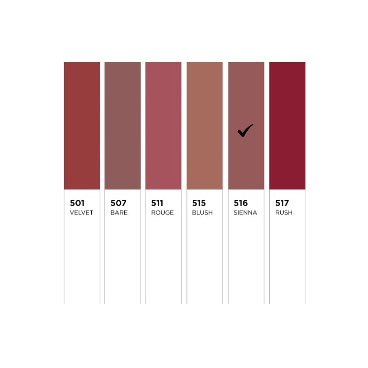 Помада Eveline Celebrity Lips Creamy Satin Finish /516/ Sienna 1 шт.