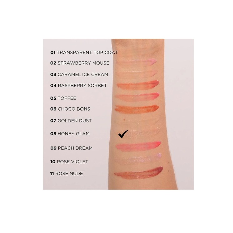 Блиск для губ Eveline Diamond Glow Lip Luminizer з гіалуроновою кислотою /08/ 5 ml