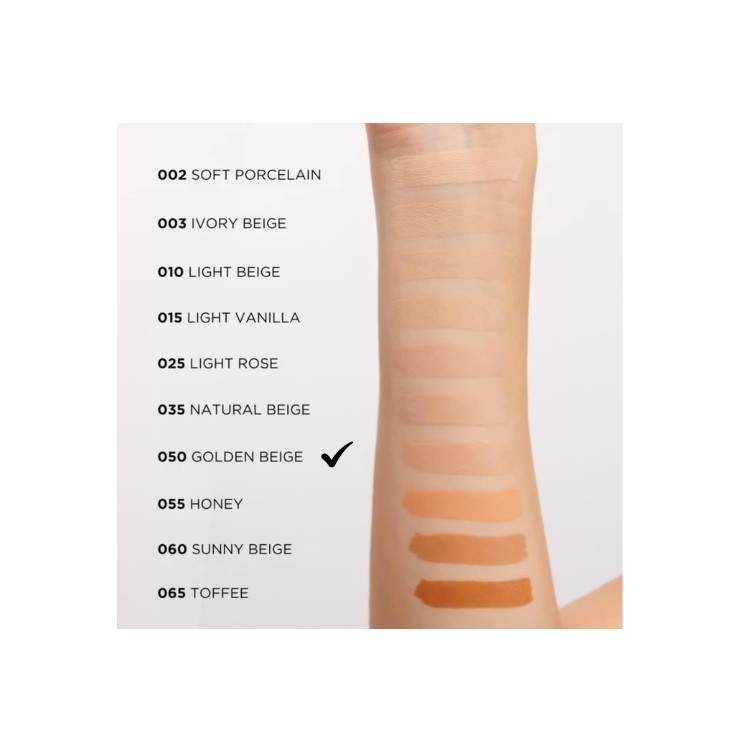 Тональна основа Eveline Liquid Control Facial with Niacinamide in Droper /050/ Golden Beige 32 ml