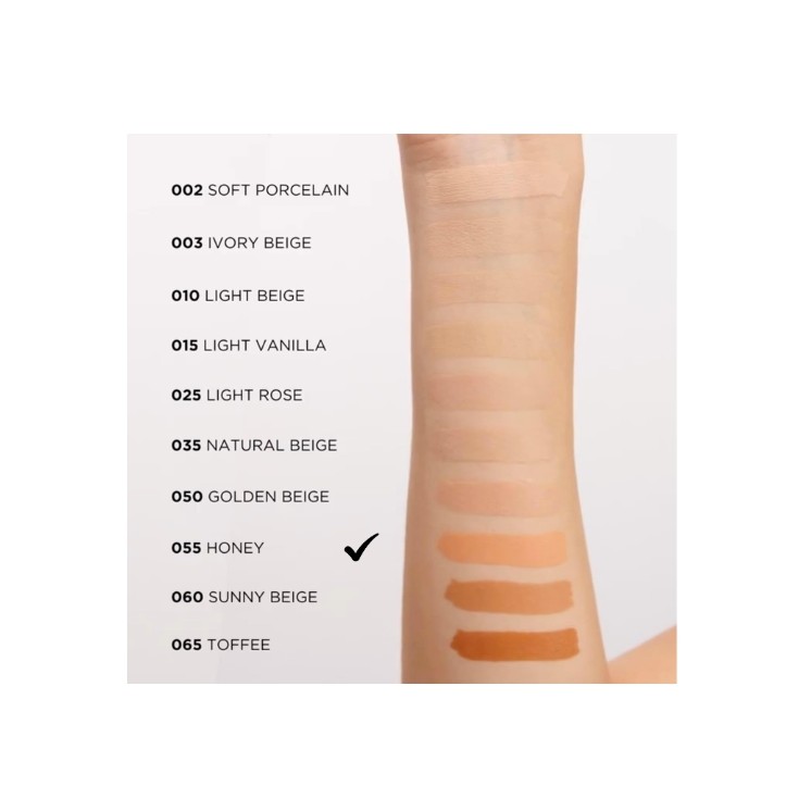 Eveline Liquid Control Facial foundation with Niacinamide in Droper /055/ Honey 32 ml