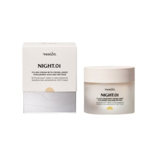 Resibo Night.01 Filling Night Face Cream with Hyaluronic Acid 50 ml