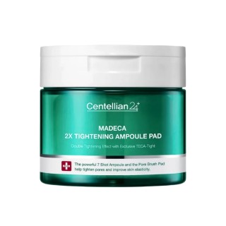 Диски для обличчя Centellian24 Madeca Double Tightening Ampoule Pad з підтягуючою сироваткою, 60 штук