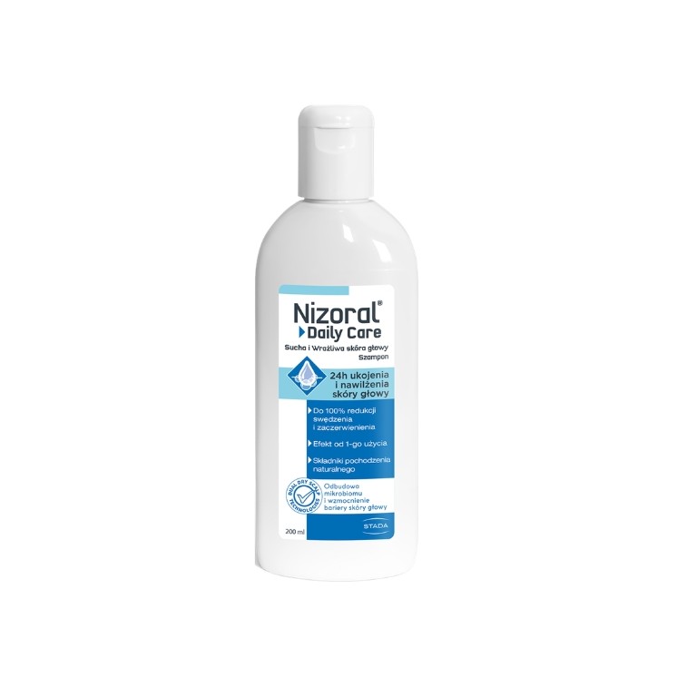 Nizoral Daily Care Szampon do włosów skóra sucha i wrażliwa 200 ml 