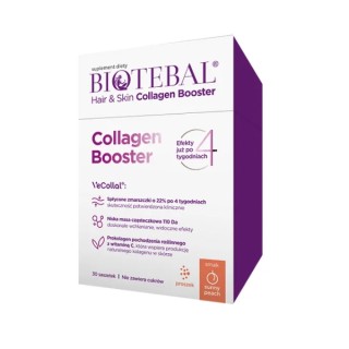 Biotebal Collagen Booster для волосся та Skin Sunny Peach 8 г x 30 пакетиків