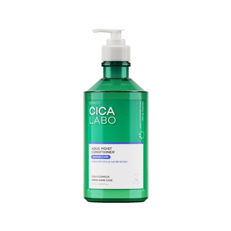 Легкий кондиціонер Kerasys Cica Labo Aqua Moist для пошкодженого та ослабленого волосся 750 мл