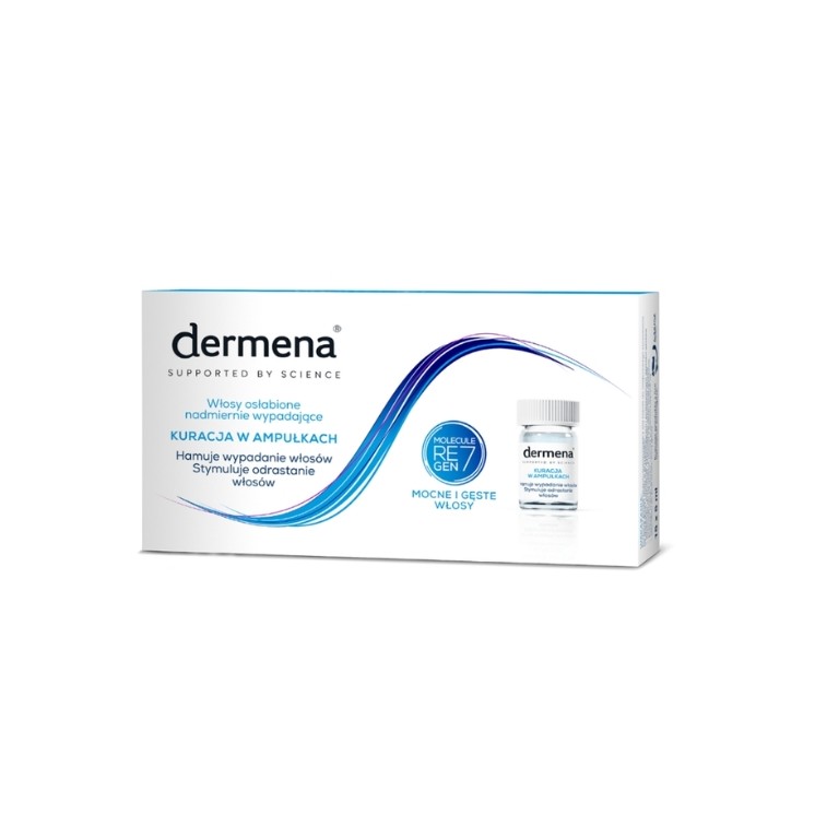 Ампульний засіб проти випадіння волосся Dermena Hair Care 15 x 15 мл