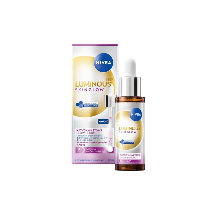 Nivea Luminous630 Skin Glow natychmiastowy blask Serum do twarzy 30 ml