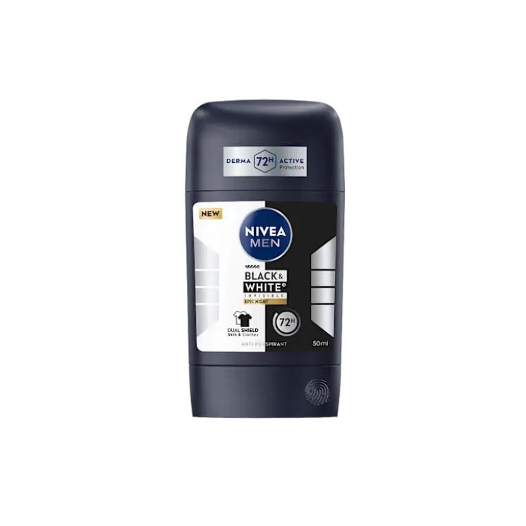 Nivea Men Black&White Epic Night Antyperspirant w sztyfcie 50 ml