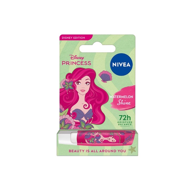 Nivea Protective Lipstick Disney Princess Watermelon Shine 4.8 ml