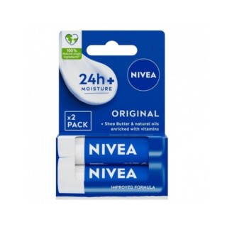 Nivea ochronna Pomadka do ust Original 2 x 4,8 ml